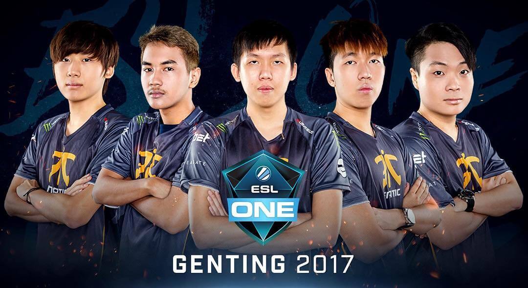 Roster Team Fnatic Dota 2 ESL One Genting 2017